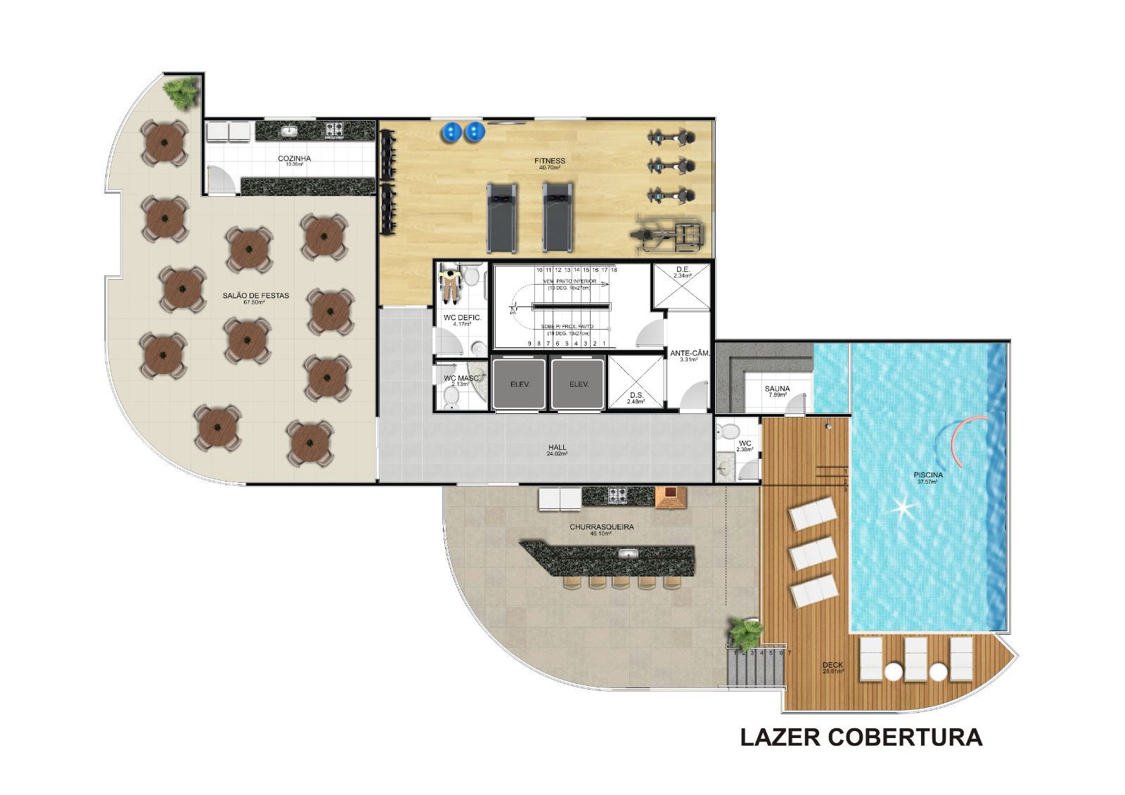 Lazer Cobertura